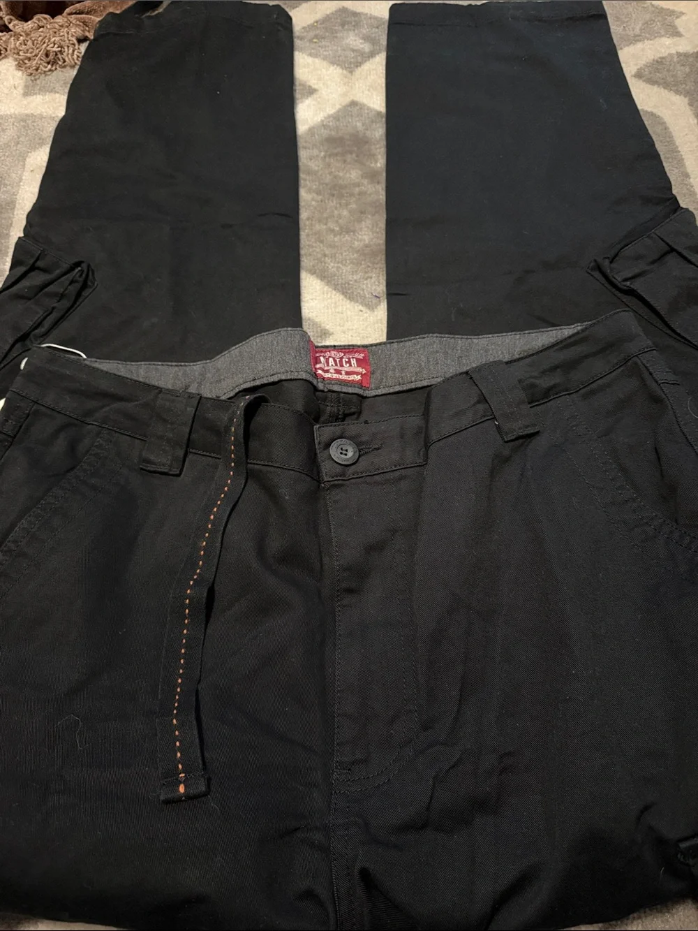 Match men’s black 38X34 cargo pants / NEW